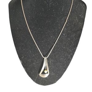Beam sterling and pearl necklace